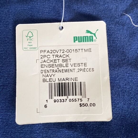 Puma Zippered Nylon Jersey Jacket - Picture 7 of 11